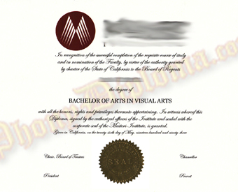 Fake Diploma With Embossed Gold Foil Seal